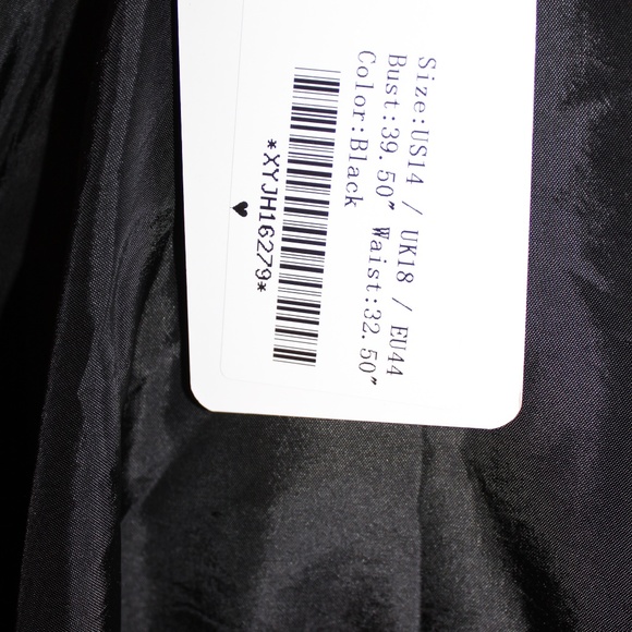 PROM dress Black Dress with rhinestones - Picture 4 of 7